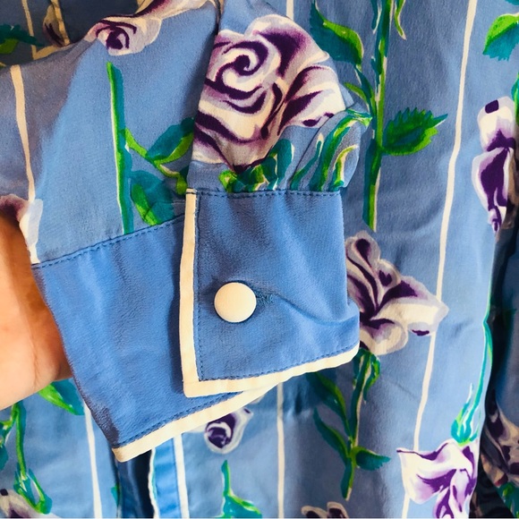 VTG Bob Mackie wearable Art 100% Silk xl - Picture 4 of 4